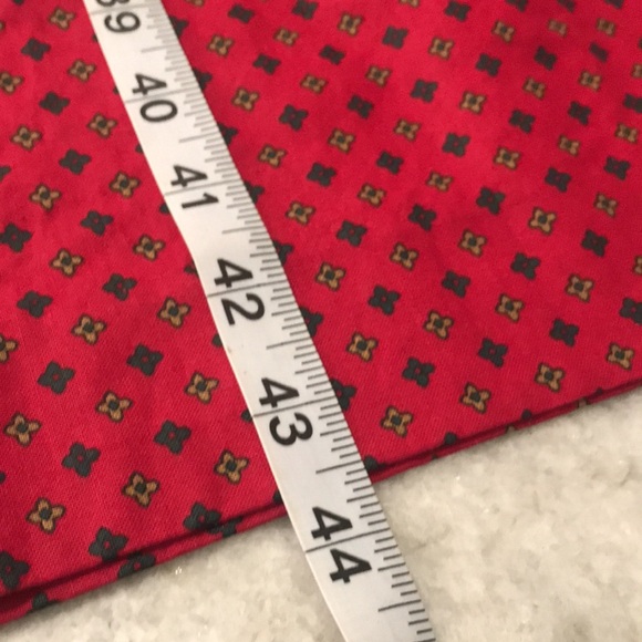 80s Girls Dress Size 14 Red Large Collar  Made in USA Church School Modest Party - Picture 9 of 9